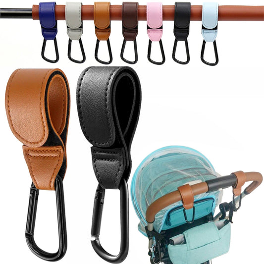 Baby Stroller Hook PU Leather