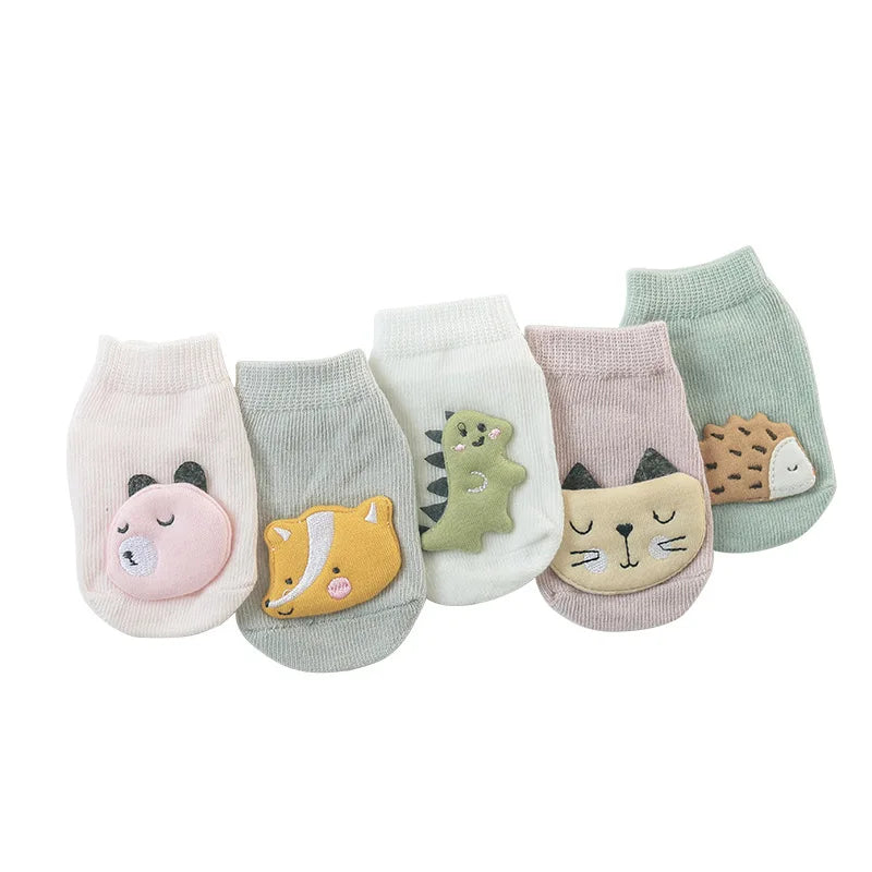 Cute Baby Boy Girl Socks Kids Dinosaur/fox Newborn